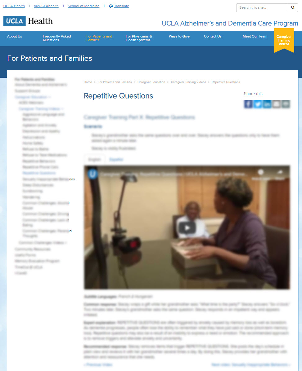 Repetitive Questions