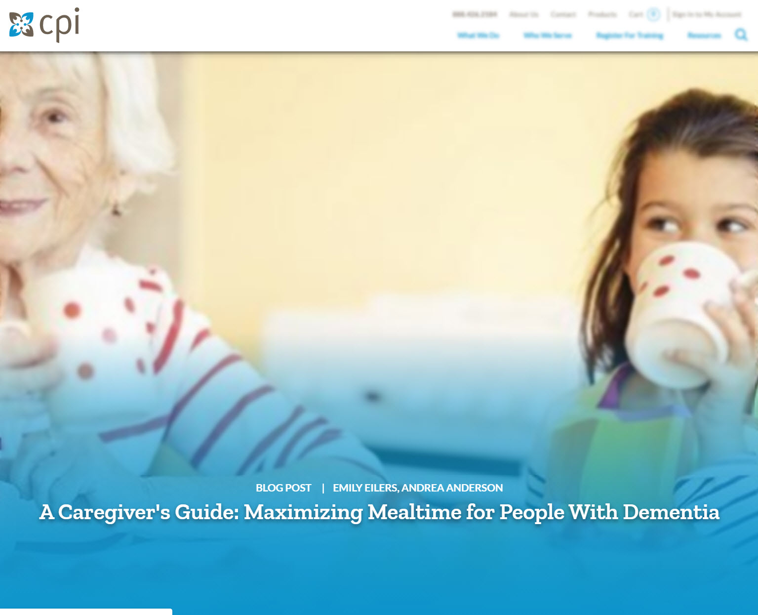 A Caregiver's Guide: Maximizing Mealtime for People With Dementia