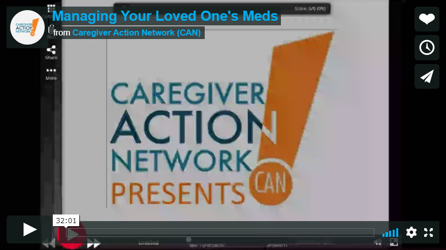 Managing Your Loved One's Meds