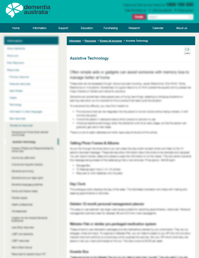 Assistive Technology