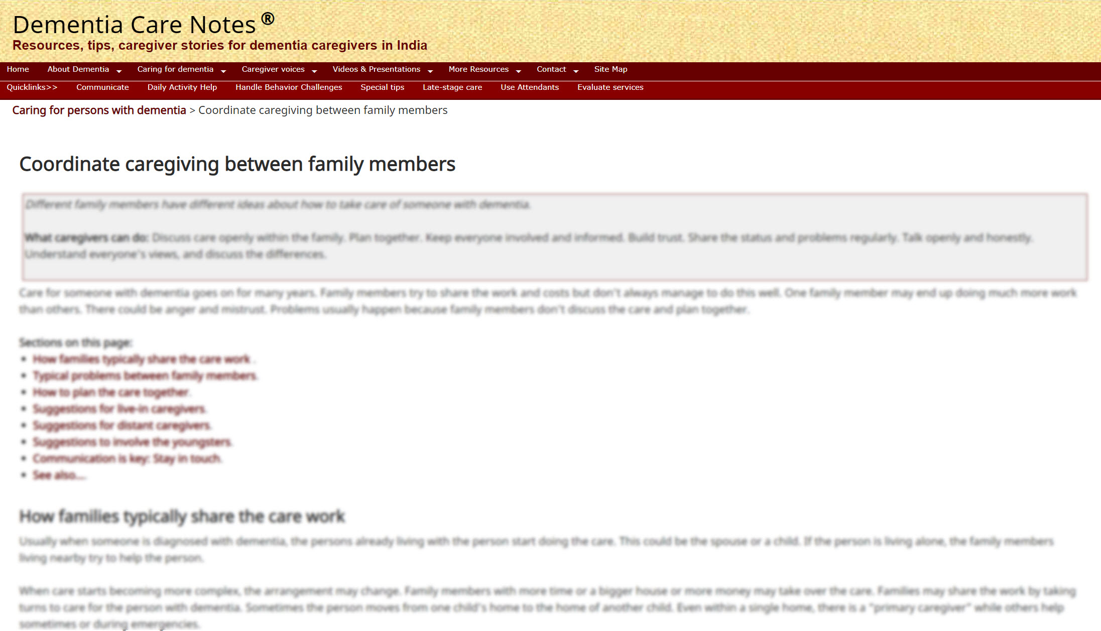 Coordinate Caregiving Between Family Members