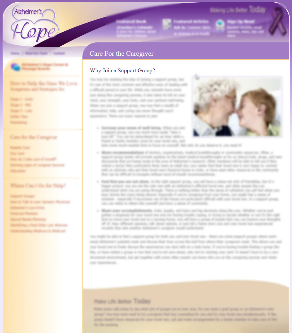 Care for the Caregiver