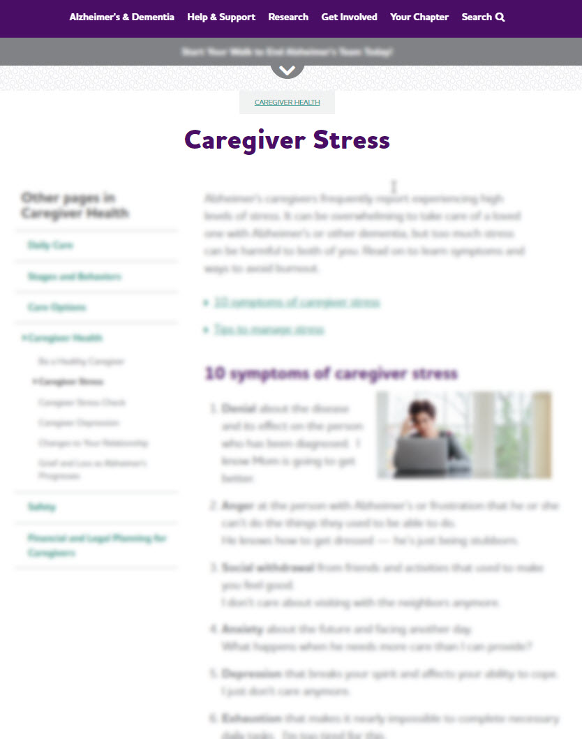Caregiver Stress